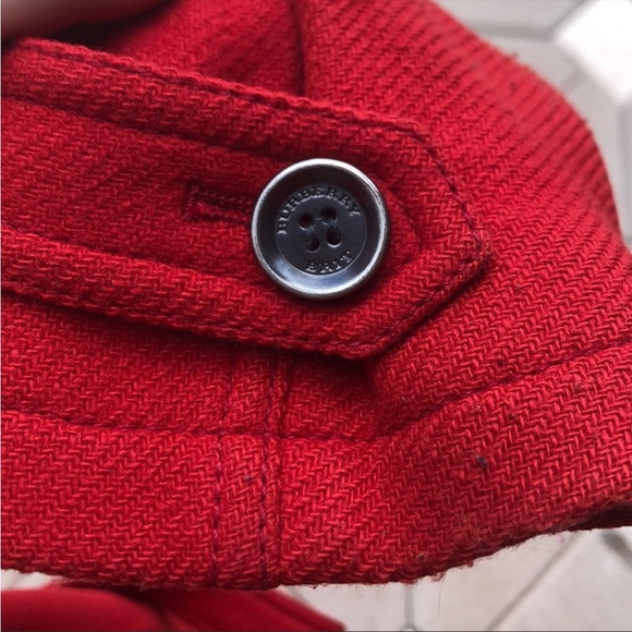 Burberry Brit red wool coat - Picture 8 of 11